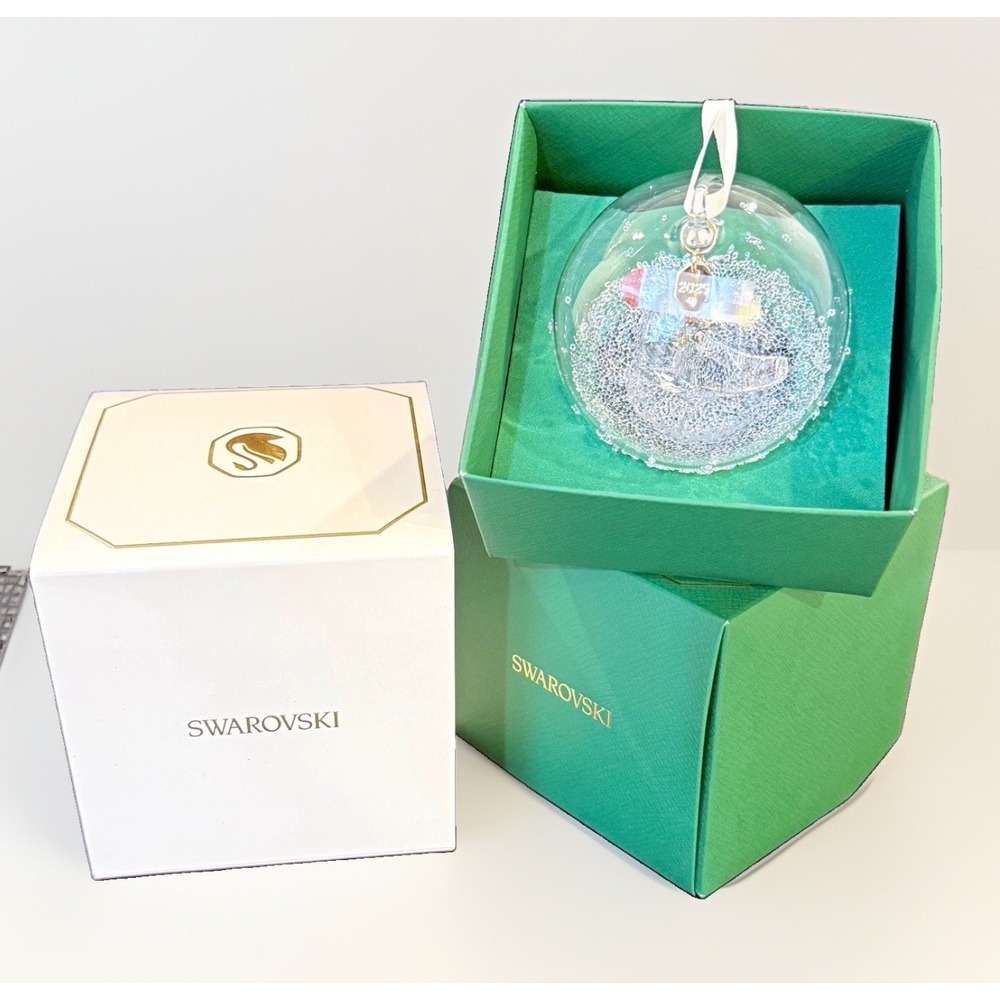 SWAROVSKI 2025 Annual Edition Ball Ornament Moon Stars Glass Crystal NIB 5701865